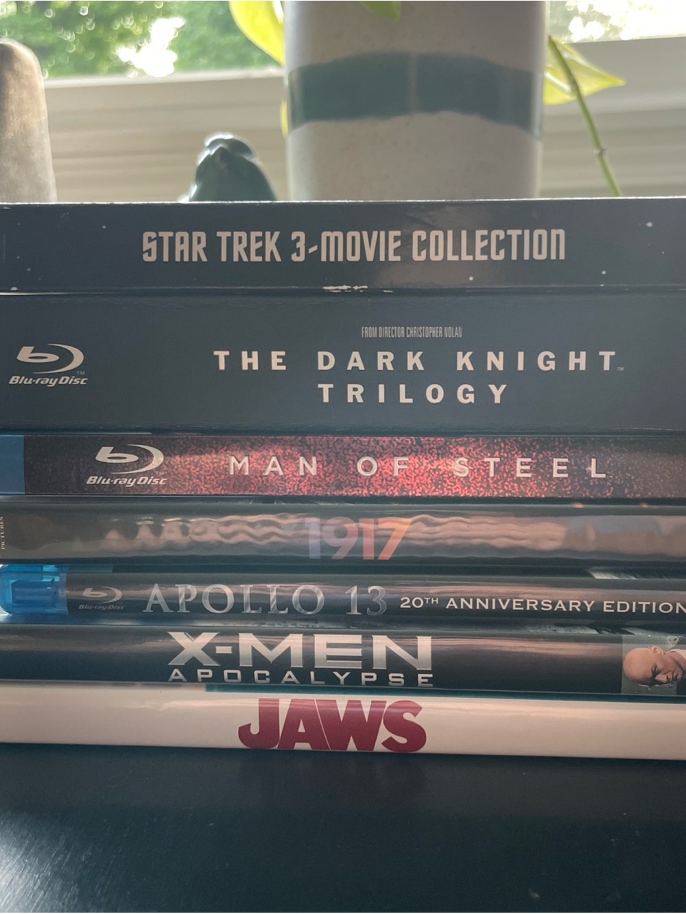 Lot Of Movies Including Dark Knight Trilogy And Star Trek 3 Movie Collection
